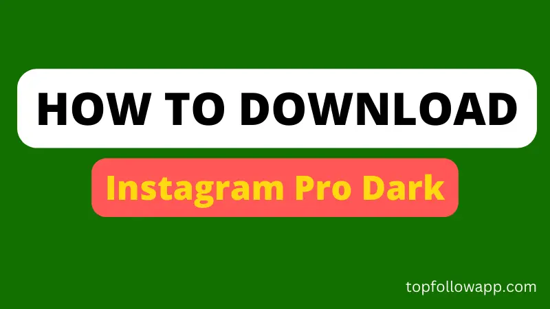 Instagram Pro Dark APK Instagram Pro Dark APK